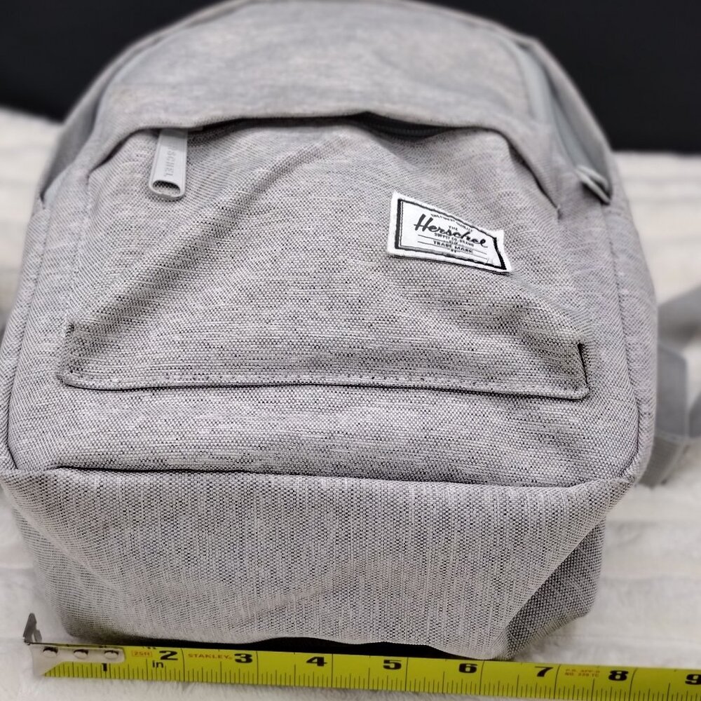 Herschel Supply Co. Classic Mini Backpack – Light Grey Crosshatch | NWOT - Picture 5 of 12